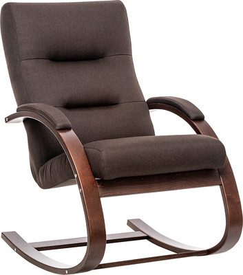 Кресло-качалка Импэкс Leset Милано (орех текстура/Малмо 28)