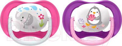 Набор пустышек Philips AVENT Ultra Air / SCF080/08 (2шт)