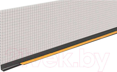 Профиль примыкающий оконный Profigips Графитовый С сеткой 6мм 3м