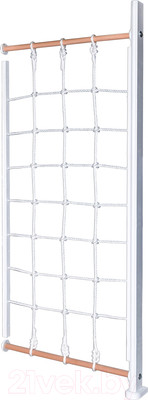 Детский спортивный комплекс Perfetto Sport Verticale In Legno Con Rete Bianco-naturale / PS-134 (стойка с сеткой)
