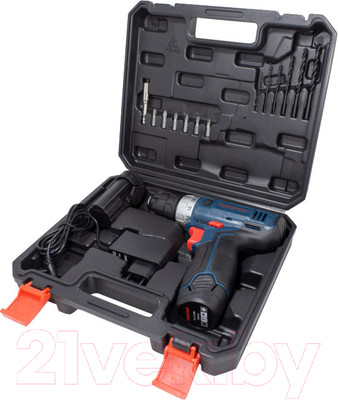 Аккумуляторная дрель-шуруповерт Forsage F-BT-CD11(50517) (с набором аксессуаров)