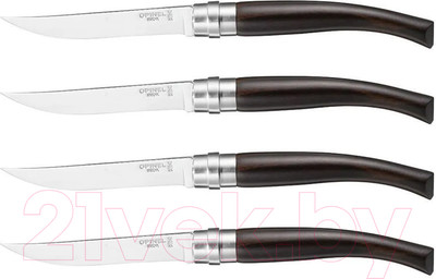 Набор столовых ножей Opinel VRI Ebony / 0018275 (4шт)
