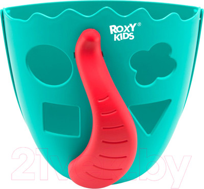 Органайзер детский для купания Roxy-Kids Dino / RTH-001M (мятный)
