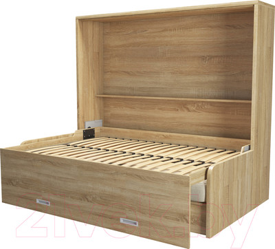 Шкаф-кровать трансформер Макс Стайл Bora 36мм 140x200 Sofa (дуб сонома 325)