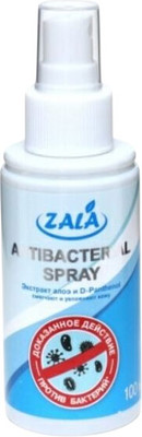 Антисептик ZALA Антибактериальный спрей ZL94100 (100мл)
