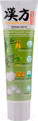 Зубная паста Modum Kampo Oriental Care бамбук с морской солью и кальцием (100г)