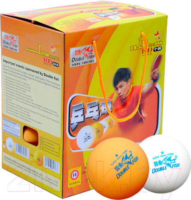 Набор мячей для настольного тенниса Double Fish One star 1 B201F/100 (100шт)