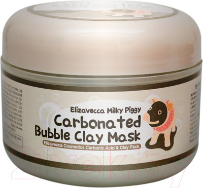 Маска для лица кремовая Elizavecca Milky Piggy Carbonated Bubble Clay Mask (100г)