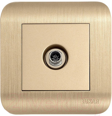 Розетка Luxar Deco 10.040.05 (шампань)