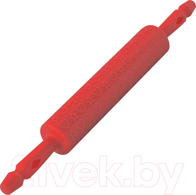 Скалка Мультидом Звездочки-сердечки / VL80-273