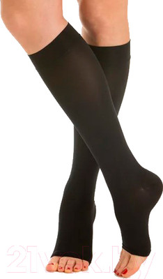 Гольфы компрессионные Польза 3001 ниже колена 1 кл.к. (р.5 (XL), рост2, черный)