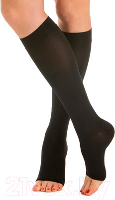 Гольфы компрессионные Польза 3001 ниже колена 1 кл.к. (р.4 (L), рост2, черный)