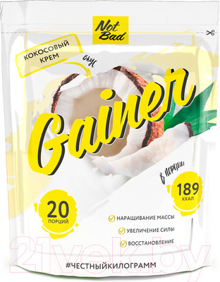 Гейнер NotBad Gainer (1000г, кокосовый крем)