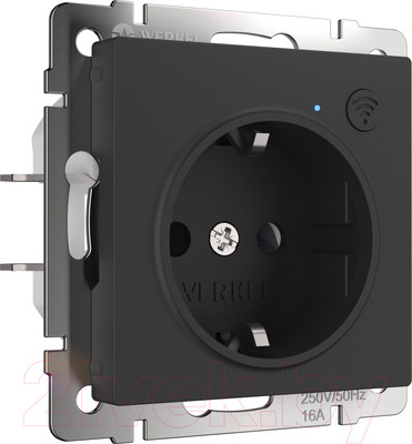 Умная розетка Werkel W1171608 (черный матовый)