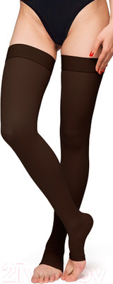 Чулки компрессионные Польза 4001 выше колена 1 кл.к. (р.2 (S), рост1, черный)