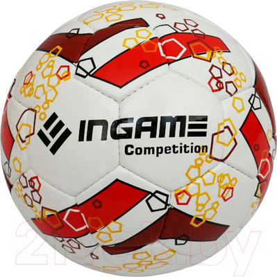 Футбольный мяч Ingame Competition IFB-102 (белый/красный)