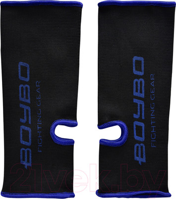 Суппорт голеностопа BoyBo Черный/синий (L)