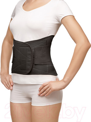Корсет ортопедический пояснично-крестцовый Польза м.1106 (р.5, черный)