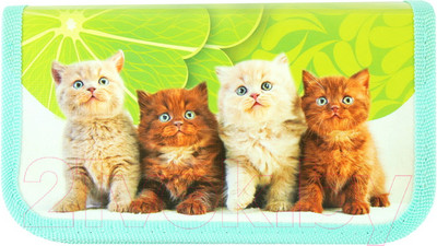 Пенал Пчелка Рыжие котята / ПО-09