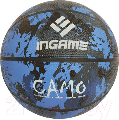 Баскетбольный мяч Ingame Camo (размер 7, синий)