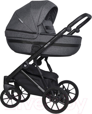 Детская универсальная коляска Riko Basic Delta 2 в 1 (05/темно-серый)