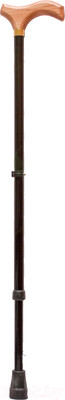 Трость опорная Аверсус 22У Дерево Металлическая (алюминивый сплав)