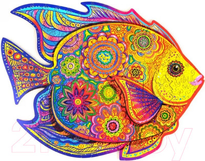 Пазл Unidragon Сияющая рыбка / 3442 (106эл)