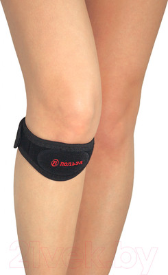 Ортез коленный Польза При болезни Шлаттера 0417 (черный)