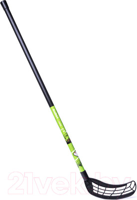 Клюшка для флорбола Realstick Player / MR-KF-Pl95 (черный/салатовый)
