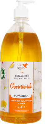 Мыло жидкое Flora Nature Ромашка 3в1 (1л)