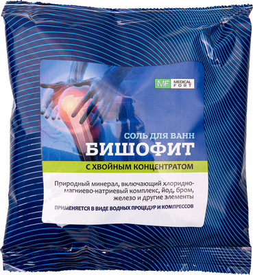Соль для ванны Medicalfort Бишофит с хвойным концентратом (500г)