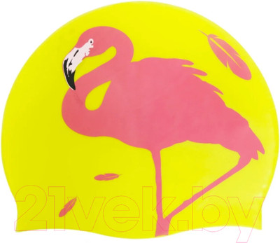 Шапочка для плавания Elous Фламинго EL008 (желтый)