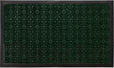 Коврик грязезащитный ComeForte Уют Классик 60x90 (зеленый)