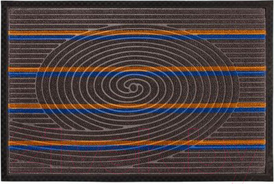 Коврик грязезащитный ComeForte Уют Мультиколор 45x75 (серый)