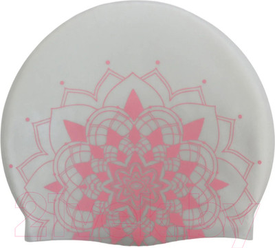 Шапочка для плавания Elous Мандала EL009 (серебристый)