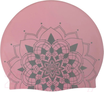 Шапочка для плавания Elous Мандала EL009 (розовый)