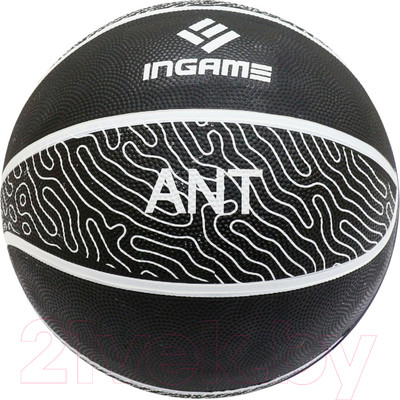 Баскетбольный мяч Ingame Ant №7 (черный/серый)