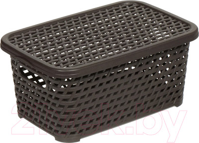 Ящик для хранения Idea Ротанг / М2372 (коричневый)