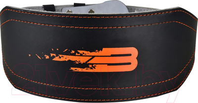 Пояс для пауэрлифтинга BoyBo Fire (XL, черный)