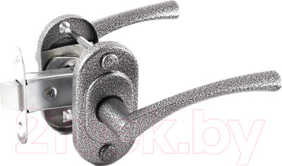 Защелка врезная Омега ЗЩ2.03 (серебристый)