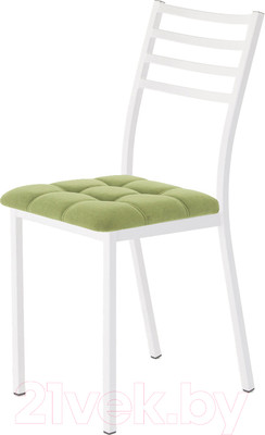Стул AMC Comfort 4.6.11 (ткань фисташковый/белый)