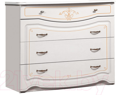 Комод ФорестДекоГрупп Луиза (слоновая кость)