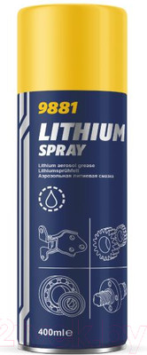 Смазка техническая Mannol Lithium Spray / 9881 (400мл)