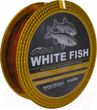 Леска монофильная Mistrall Shiro White Fish 0.25мм 150м / ZM-3476025