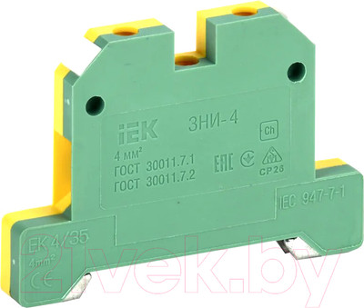 Зажим на DIN-рейку IEK YZN20-004-K52