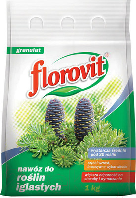 Удобрение Florovit для хвойных против побурения (1кг, мешок)