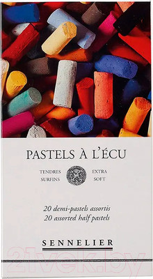 Набор сухой пастели Sennelier A l'ecu Half Pastel / N132231 (20цв)
