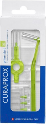 Ершики межзубные Curaprox Prime Start UHS 409/470 (5шт, зеленый держатель)