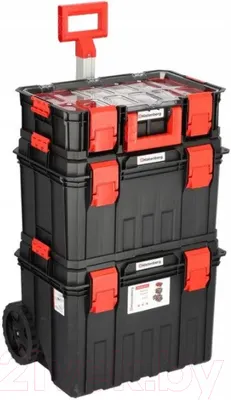 Набор ящиков для инструментов Kistenberg Modular Solution Set / KMSS553585B (черный)