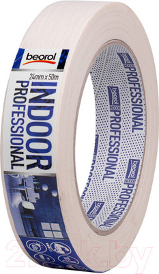 Лента малярная Beorol Indoor Professional 24мм/50м